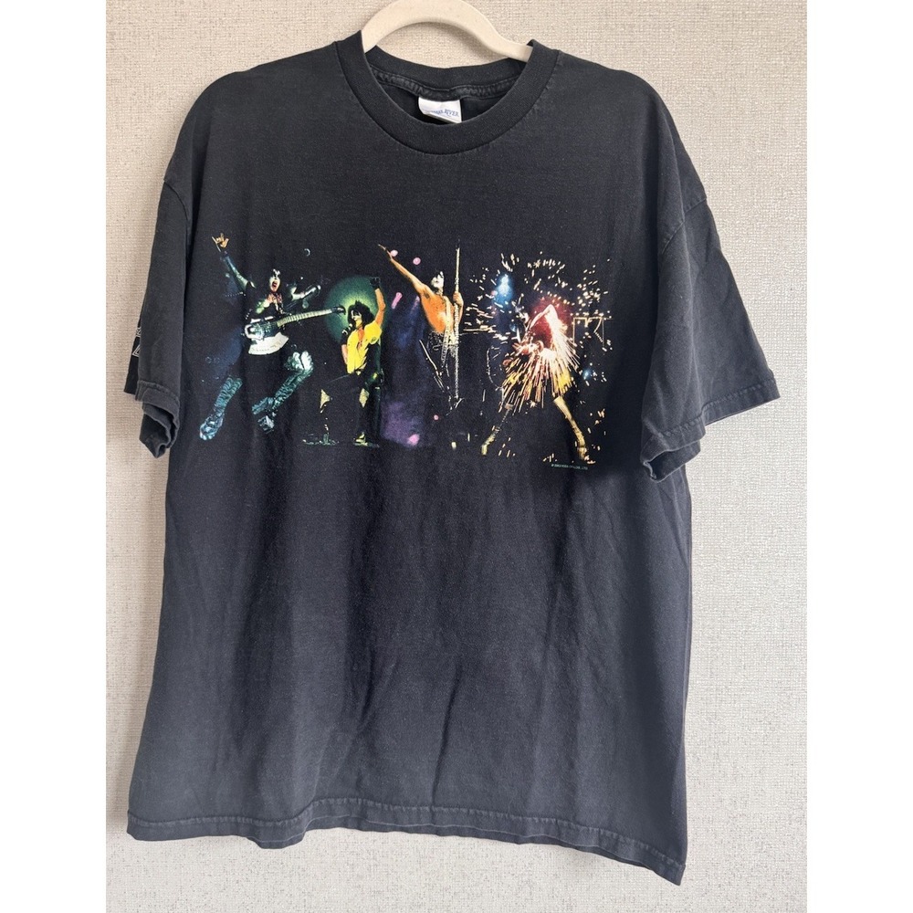 Kiss XL T Shirt 2003 Gene Simmons Paul Stanley Ace Frehley Peter Criss Vintage